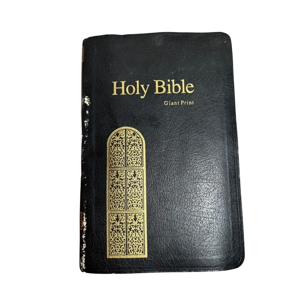 Thomas Nelson KJV Holy Bible Giant Print Red Letter Reference 883C Black Leather